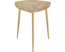 SVJ Bijzettafel - 35 x 35 x 46 cm - Aluminium - Goud