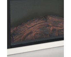 SVN® Sfeerhaard elektrisch - Sfeerhaarden -Sfeerhaard met Schouw - Wit - ‎34cm x 17cm x 25cm