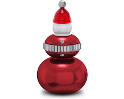 Swarovski beeldje Holiday Cheers Kerstman 5596362 | feestelijke kerstdecoratie en woonaccessoire | stijlvol kristal en gelakt metaal rood
