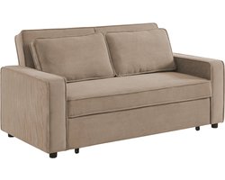 sweeek - 2-zits slaapbank van corduroy - chill