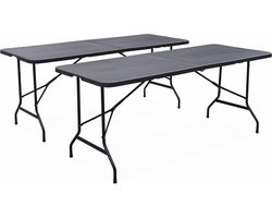 sweeek - 2x klaptafels, 180x70cm