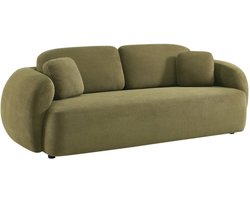 sweeek - 3-zits bank met chenille stof - cloud