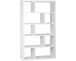 sweeek - Asymmetrische vakkenkast met 10 vakken - basiks