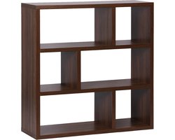 sweeek - Asymmetrische vakkenkast met 6 vakken - basiks