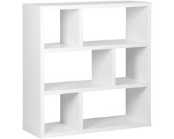 sweeek - Asymmetrische vakkenkast met 6 vakken - basiks