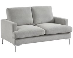 sweeek - Bank 2 zitplaatsen in stof l 143 x b 90 x h 89cm - hans
