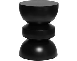 sweeek - Bijzettafel, hoektafel, nachtkastje van metaal ø32 x 43,5cm - assa