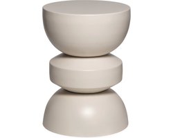 sweeek - Bijzettafel, hoektafel, nachtkastje van metaal, ø32 x 43,5cm - assa