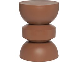 sweeek - Bijzettafel, hoektafel, nachtkastje van metaal, ø32 x 43,5cm - assa