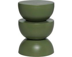 sweeek - Bijzettafel, hoektafel, nachtkastje van metaal ø32 x 46,5cm - coumba