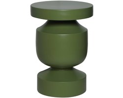 sweeek - Bijzettafel, hoofdeinde bank, metalen nachtkastje, alma, ø30,5 x h 43,5cm