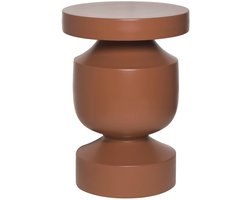 sweeek - Bijzettafel, hoofdeinde bank, metalen nachtkastje, alma, ø30,5 x h 43,5cm