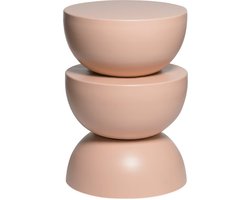 sweeek - Bijzettafel, zijtafel, nachtkastje in metaal, coumba, ø32 x 46,5cm