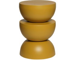 sweeek - Bijzettafel, zijtafel, nachtkastje in metaal, coumba, ø32 x 46,5cm