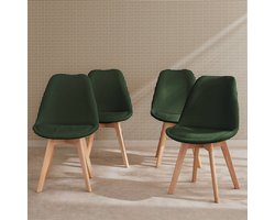sweeek - Boucléstoelen, nils, set van 4
