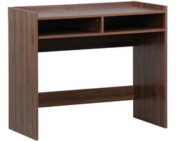 sweeek - Bureau hout decor 2 opbergvakken - l 90 x p 45 x h 78 cm - jules