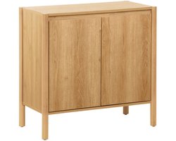 sweeek - Dressoir houteffect 2 deuren - 80 x 42 x 78,5 cm - harmony