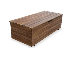 sweeek - Houten tuin opbergbox saragosse, 107x49cm