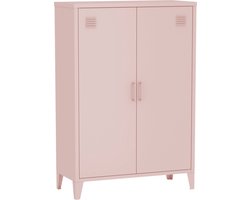 sweeek - Industriële metalen kast 2 vakken 2 deuren 75cm - soho