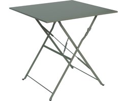 sweeek - Inklapbare bistrotafel - emilia carrée - vierkante tafel 70x70cm in gepoedercoat staal
