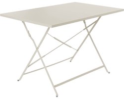sweeek - Inklapbare bistrotafel - emilia rechthoek - 110x70cm rechthoekige tafel in gepoedercoat staal