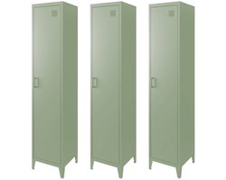 sweeek - Kast slaapkamer 4 opbergruimtes (set van 3)