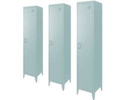 sweeek - Kast slaapkamer 4 opbergruimtes (set van 3)