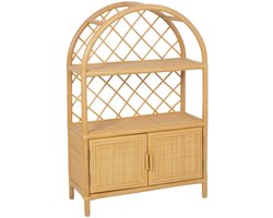 sweeek - Kinderkast van naturel rotan 70x30x106cm - arlo