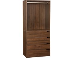 sweeek - Kledingkast, modulo, b 80 x d 45 x h 180cm