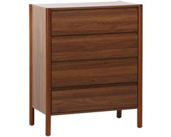 sweeek - Ladekast houteffect met 4 laden - 80 x 40 x 98 cm - harmony