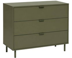 sweeek - Ladekast met 3 lades houtdecor en metaal - ellie