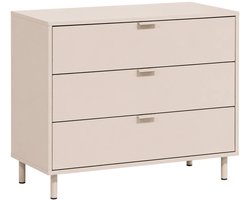 sweeek - Ladekast met 3 lades houtdecor en metaal - ellie