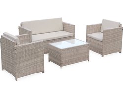 sweeek - Loungeset perugia, 4 plaatsen