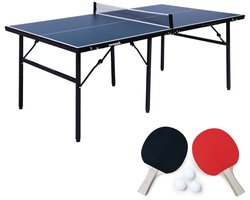 sweeek - Medium outdoor tafeltennistafel met 2 rackets en 3 ballen 180 x 102 x 76 cm