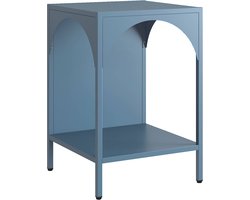 sweeek - Metalen nachtkastje, industriële bijzettafel - soho