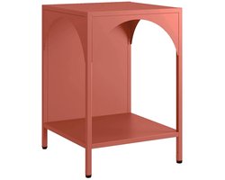 sweeek - Metalen nachtkastje, industriële bijzettafel - soho