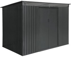 sweeek - Metalen tuinhuisje, audomarois, 4,85m2 met dakraam