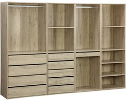 sweeek - Modulaire kastenset,modulo, 260x45x180cm