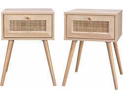 sweeek - Nachtkastje, bohème 2x, 39x39x55,4cm