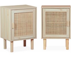 sweeek - Nachtkastje camargue 2x, 40x30x58cm