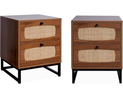 sweeek - Nachtkastje, retro, set van 2