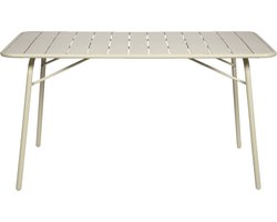 sweeek - Opvouwbare tuintafel 6 plaatsen metaal - amélia