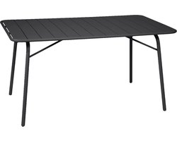 sweeek - Opvouwbare tuintafel 6 plaatsen metaal - amélia