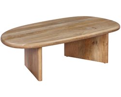 sweeek - Ovale salontafel van mangohout- shiva