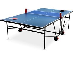 sweeek - Pingpongtafel indoor, met 2 batjes en 3 ballen, voor binnengebruik