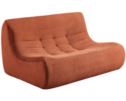 sweeek - Ribfluwelen loungestoel met 2 zitplaatsen - sokol