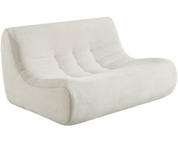sweeek - Ribfluwelen loungestoel met 2 zitplaatsen - sokol