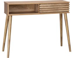 sweeek - Sidetable, madere, b100 x d29 x h81cm