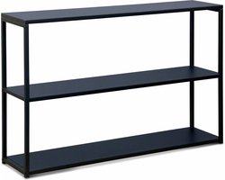 sweeek - Sidetable metaal 3 planken 120cm - industrielle