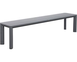 sweeek - Tuinbank madison aluminium, 4 plaatsen, 200 x 40 x 45 cm